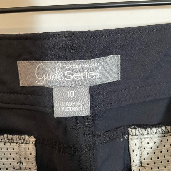 Gander Mountain Guide Series Convertible Nylon Pant Short Sz 10 Dark Blue Hiking - Picture 2 of 12